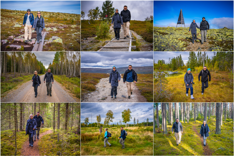 280km Wanderungen in Mittelschweden